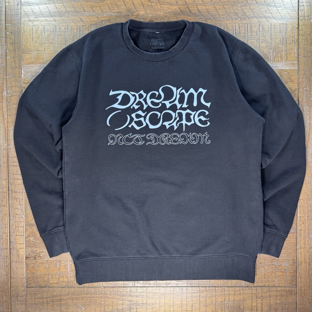NCT DREAM Official The Dream Show 3 US Tour Merch Black Sweatshirt Size L